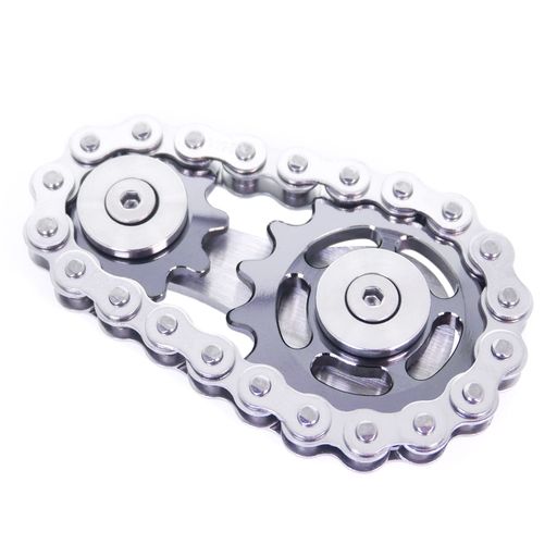 Fidget Spinner、リンケージバイクチェーンスピナーデザイン2ギアフィギティスピン...