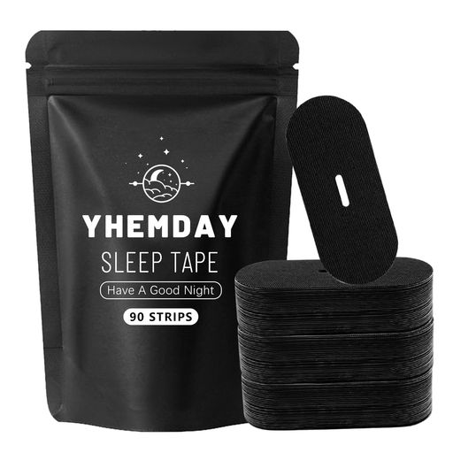 YHEMDAY 口閉じテープ 90枚入り いびき防止 快眠グッズ 口呼吸防止 鼻呼吸へ いび...