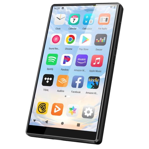 MP3プレーヤー4.7インチWiFiBluetooth搭載音楽検索可能Mp4動画再生1080P日本語キーボード対応1500mAhバッテリー軽量Android8coreデジタルオーディオプレーヤー長時間再生HiFi