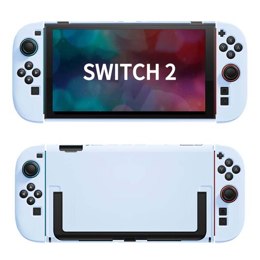 【Switch2専用設計】Switch 2 に対応します、ニンテンドースイッチ 2 本体のために特別にデザインされたSwitch 2用 保護ケース、精密なカットアウトにより、セパレートデザインで、ケース付きでハンドルも取り外せる!Switch2 カバー、背面にはキックスタンドが内蔵されているので、必要なときに開くことができます。他の機種に対応出来ません。ご購入前に機種をご確認ください。 【優れた保護性能】Switch 2 カバーはPC素材を採用、衝撃吸収性と耐傷性に優れたPC素材を使用し、優れた保護力を発揮します。ケースの背面は、保護機能を備えながらブラケットで開いて自由に調整できます、コンソールをより安定して、落下の可能性を減らすのに役立ちます。スイッチ2 カバー、指紋が付きにくい、耐磨性と耐汗性が抜群で、もっと素晴らしいゲーム体験を提供します。 【心地よい手触り&amp;精密切削】For ニンテンドースイッチ 2 カバー、手触りがよく、握り心地もよく、手に優しくなじみ、長時間のプレイでも疲れを感じない!精密なカットアウトで、装着後本体と完璧フィットて、ゲームのボタンに邪魔しません。
