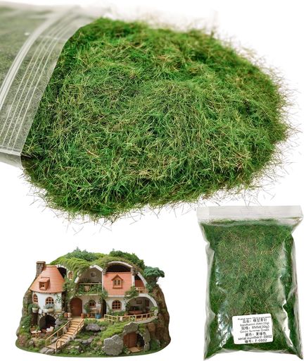 人工芝生パウダーモデル草8mmミニチュア芝生モデル30G情景コレクションDIYミリタリーモデル/建築サンドテーブル/フィギュアシーン/多肉植物の造園グラス模型風景箱庭鉄道建築模型材料(…