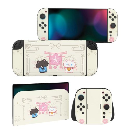 【Switch2専用設計】Nintendo Switch 2に特化したデザインで、ボタン・ポート・通気口を一切ふさがない精密なカット加工により、完璧なフィット感を実現。 【本体全面をしっかり保護】ドック(上面・側面・前面・背面)、本体、Joy-Con、充電ドック、グリップ部分まで広範囲にカバー。キズやホコリ、日常的な擦れから大切なSwitch2を守ります。 【高品質な粘着ビニール素材】丈夫で反りにくいステッカー素材を採用。剥がす際にもべたつかず、機器にシール跡やダメージを与えません。 【スタイリッシュな独自デザイン】個性を引き立てるオリジナルパターンを多数ご用意。ゲーム機を自分らしくカスタマイズし、他のユーザーと差をつけましょう。 【貼り付け簡単&amp;気泡なし】工具不要でスムーズに貼り付け可能。貼り直しも簡単で初心者でも安心。詳しい貼り方は「PlayVital Skin Decal Switch 2」をYouTubeで検索!