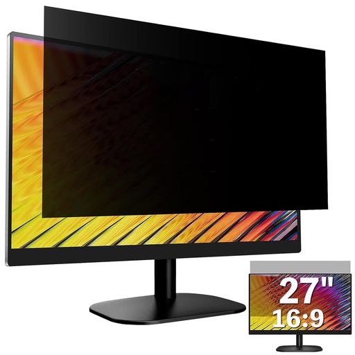 乐天商城 - 27インチ(16:9)マグネット式 覗き見防止フィルム プライバシーフィルター ブルーライトカット 反射防止 PC パソコンモニターのぞき見防止 画面保護 保護シート着脱簡単