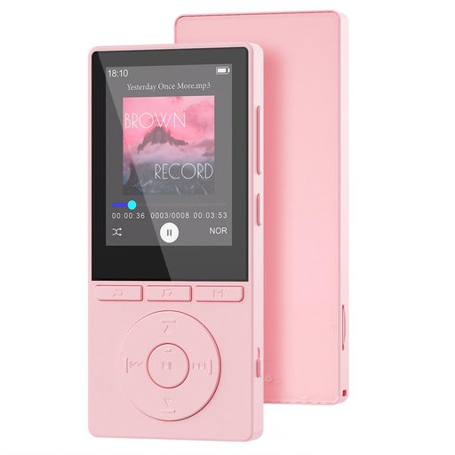 mp3プレーヤーBluethtooth5.3HIFI音楽プレイヤーmp3プレーヤースピーカー内蔵64GB内蔵128GB拡張可能SDカード対応搭載多機能デジタルオーディオプレーヤーFM