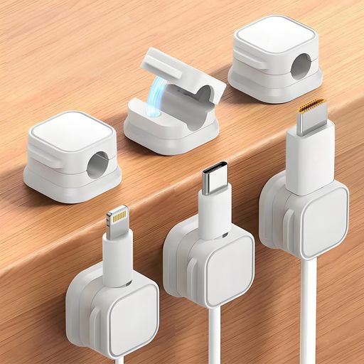 KOZUVEE ケーブルホルダー「6個セット·マグネット式」 ケーブルクリップ 配線整理 ...