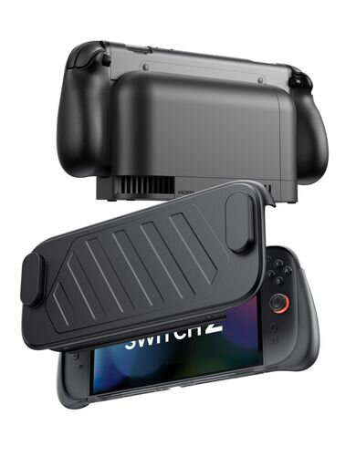 樂天商城 - JSAUX分体式保護ケース(Switch2対応)|TPU製ミドルフレーム&PC製フェイスカバー|滑り止め付きエルゴノミックグリップ|ゲームカード10枚収納|スタンド使用対応|衝撃吸収&傷防止(PC0114)