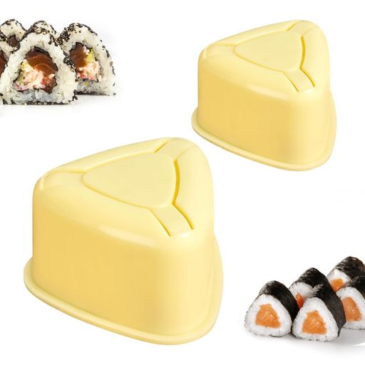 乐天商城 - TVETE三角おにぎり型おにぎりメーカーおにぎり型セット【2個入り】PPポリプロピレン素材使いやすい安全質感良い厚い手作りクリエイティブ子供お弁当作り外食初心者向け