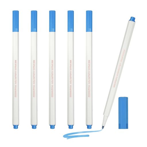 樂天商城 - PATIKIL メタリックマーカーペン 6本セット 中字 速乾性 プラスチック・木・石・ガラス・キャンバス対応 DIYクラフト アート用品 ブルー