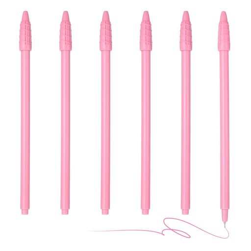 PATIKIL 6本セット カラーゲルインクペン 0.5mm ライトピンク ゲルインクボールペ...