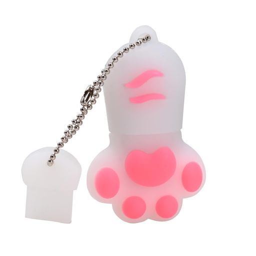 シリコン材質を採用し、猫の肉球模様となり、柔らかくてかわいいデザイン 製品容量:32G インターフェイス:USB ver2.0準拠 対応OS:Win98/ME/2000/XP//Win7 / 8 / 10 / Vista、Mac OS 9.X 、USB2.0/1.0規格に対応。USBポート標準搭載のコンピュータ機器に対応。 持ち運びしやすく、プラグアンドプレイで、ソフトウェアをインストールする必要はありません。ほぼすべてのコンピュータやUSBスロットを備えた電子機器で動作します。ポータブル、コンパクト、軽量、面白いミニスタイル、キーホルダーに簡単に接続、持ち運びに便利。 写真、ビデオ、曲、その他のファイルを保存して転送する。