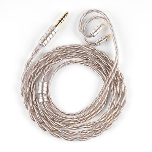 NICEHCK MixDNA イヤホンリケーブル アップグレード イヤモニ 6N銀メッキ銅+6N無酸...