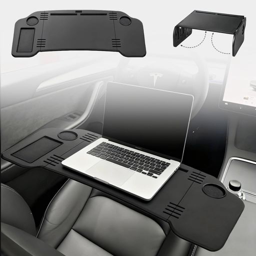 SEEYA 折り畳み 車 テーブル 運転席 助手席 後部座席 車パソコンテーブル 持ち運び 収納便利 食事 事務作業 耐荷重10kg