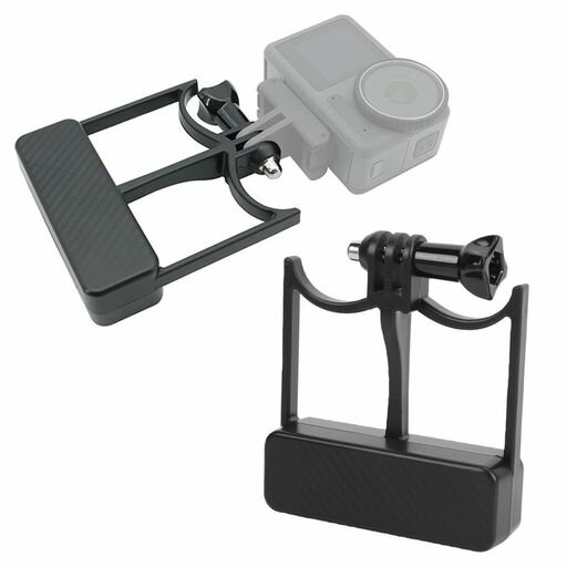 乐天商城 - Sxhlsellerアクションカメラ用ジンバルアダプターマウントプレート、スマートフォン用ジンバル用アルミニウム製スタビライザーアダプター、水平・垂直両対応、アクションカメラ用軽量…