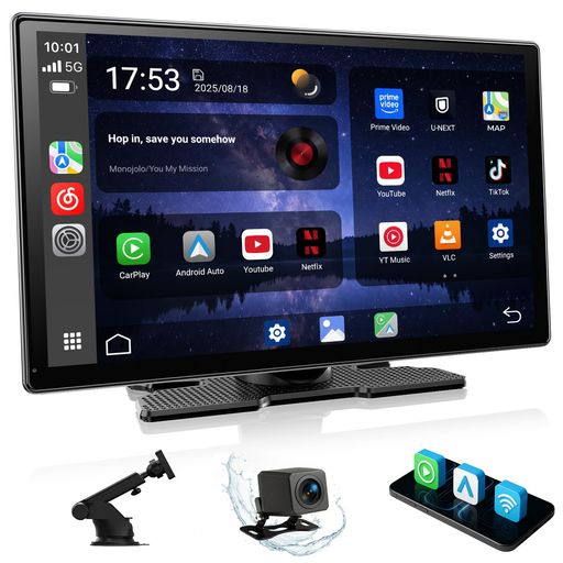 Other - LAMTTOディスプレイオーディオ 9インチ ワイヤレスCarPlay/Android Auto対応 YouTubeやNetflixなどが動画視聴できる 駐車補助 車載モニター 音声コントロール 取り付け簡単