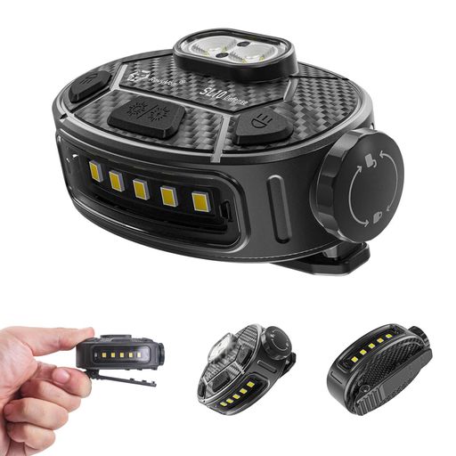 RovyVon(ロビーボン) SL10 クリップオン式懐中電灯、 充電式/単三電池対応 二重電源供給設計LEDライト papimomoshop-10008585 papimomo.shop パッケージ画像