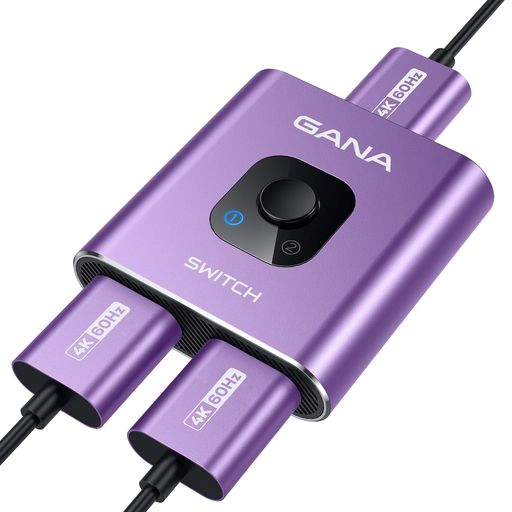 💙【HDMI切替器】:GANAのHDMI切替器、三つのhdmi端子があり、本分配器は2入力右向き矢印1出力、1入力右向き矢印2出力、機器を双方向に入出力できます。ご注意:2台のモニターあるいはディスプレイを同時に出力できません。 💙【高解像度】本HDMI切替器は、4K 60Hz 1080P 60Hzまでの解像度に対応しており、美しく高精細な信号を出力でき、臨場感溢れる高精細な大画面映像を楽しみます。 💙【簡単に使用】電源とドライバが必要ありません。HDMI分配器には切替スイッチが付属しています、ワンタッチ切り替え、非常に便利です。 2つのLEDランプ付きで、作動中の機器はひと目で分かります。 💙【高速・安定な伝送】HDMIスイッチーは高帯域幅3.4Gbpsのデータの長距離伝送をサポートして、音声と画面が歪めないし信号も遅延しません。セット内容:HDMI切替器*1、説明書*1。ご注意:HDMIケーブルは含まれていません。別途購入する必要があります。 💙【対応機種】HDMIポート付きの設備に適用します。