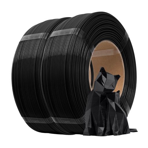 【環境に優しいPLA PLUS】PLA+は通常のPLAを強化したバージョンであり、より高い強度と優れた靭性を実現し、折れにくいのが特徴です。また、再生可能な植物資源から得られるデンプン原料を使用しており、生分解性で環境に優しく、無毒で低臭です。 【絡みにくく整然とした配線】PLA+リフィルフィラメントは整然と巻かれており、重なりや絡みを防ぐことができます。また、リールの無駄を減らすことができ、ESPOOL(別売)またはお手持ちのリールを使用することで、3Dプリンターフィラメントを必要に応じて自由に分解・組み立てが可能で、省スペースでリサイクル可能です。 【高い互換性】PLA+リフィルフィラメントはBAMBU LAB AMSに直接対応しており、PRUSA、MAKERBOT、ULTIMAKER、MK3、ENDER 3、SIMPLIFY3Dなど、ほとんどのFDM 3Dプリンターと互換性があります。また、層間接着性能が良好で、より高い靭性を必要とする機能部品の印刷ニーズに応えます。 【安定した寸法公差】PLA+リフィルフィラメントは、より正確な仕様で製造されています。