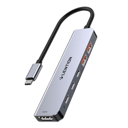 【6 in 1 機能拡張】2 x USB-A端子のUSB3.2 Gen 2 最大10Gbps(理論値)/ 2 x USB-C端子のUSB3.2 Gen 2 (データ転送のみ) 最大10Gbps(理論値)/ HDMI 最大4K(60Hz)/ Power Delivery(PD)充電 最大100W 【10Gbps高速転送】2つのUSB 3.2 Gen 2(タイプA)ポートや2つのUSB 3.2 Gen 2(タイプC)ポートを搭載しています。従来のUSB 3.0より2倍の10Gbps(理論値)まで高速データ転送することができます。(🔺注意 USB 3.2ポートはモニター接続をサポートせず、ファイル転送のみをサポートします。) 【4K@60Hz出力可能】本製品のHDMI 2.0ポートは、3840x2160@60Hzの解像度で4Kディスプレイなどの大画面に映像出力できます。※4K@60Hzで映像出力を行う際は、お使いの端末がDP ALTモード 1.4対応であることをご確認ください。 【PD急速充電】100WまでのUSB PD(USB Power Delivery) 3.0に対応しています。