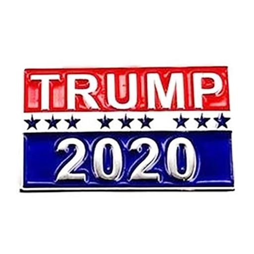 樂天商城 - EverVanz ドナルドトランプ 2024年 ピンバッジ 1PCS バタフライクラッチ ピンバッチ Donald Trump 2024 Pin 47th election Aトランプ大統領 再選応援 合金製 P0006