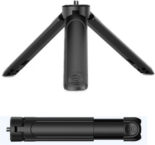 乐天商城 - 三脚積み重ね可能な小型ミニ三脚スマートフォンホルダー360度回転傾斜角度調整可能軽量でスマート取り外し可能なスマートハンドル屋外用屋内用1個
