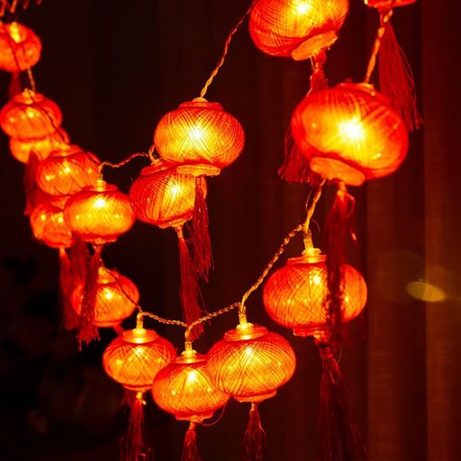 siawadeky中華提灯新年飾り赤い提灯ストリングライト3M20電球LEDUSB給電式防水イルミネーションライト灯篭装飾結婚式誕生日お正月お祭り夏祭り花火大会新年祝いパーティーイベント旧正月…