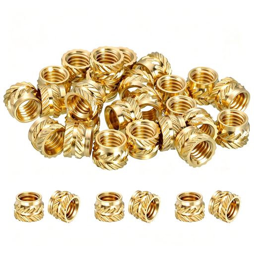 NEUROVEX インサートナット 約100個セット M3*4mm*5mm 真鍮ナットインサート 3Dプリンター ローレットナット 錆びにくい ねじ込みインサート 補修工具 固定具