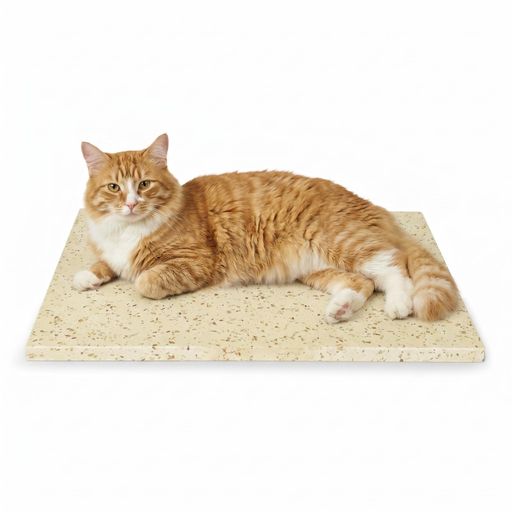 MARUNDA猫ひんやりプレード魔法の天然石大理石40*30*1.5cm犬クールボードペット冷感マット犬用大きいサイズハムスターひんやりマット涼しい夏グッズ熱中症暑さ対策