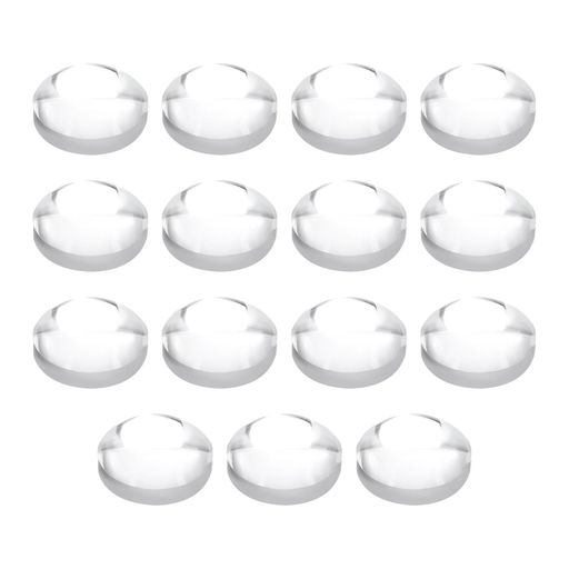 樂天商城 - PATIKIL直径18mmフラット凸レンズ15個高さ8mmPMMAアクリルLED光学凸レンズエッジ付きフラッシュライト車自転車ヘッドランプスポットライト用透明