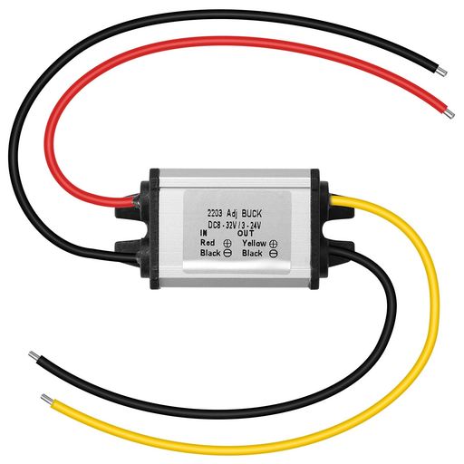 樂天商城 - DC-DC降圧コンバーター 8-32V右向き矢印3-24V 3A 20W 電圧調整 防水 降圧変換器降圧安定化モジュール 電圧トランス 電圧入力 車載/ロボット/LED専用