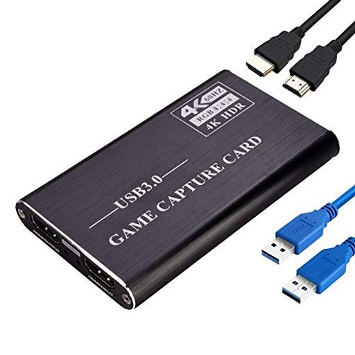 樂天商城 - USB3.0 GAME CAPTURE CARD HDMI USB3.0 HD ビデオキャプチャドングルは キャプチャーボード 4K HDMIビデオキャプチャカード、 ゲームキャプチャデバイス USB3.0 1080p 60fps HDMIループアウト、
