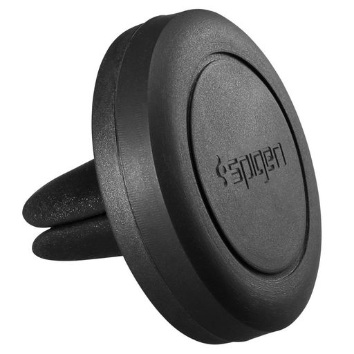 乐天商城 - 【Spigen】車載ホルダーマグネット式エアコン吹き出し口iPhone/Android各種他端末対応エアーベント(ブラック)