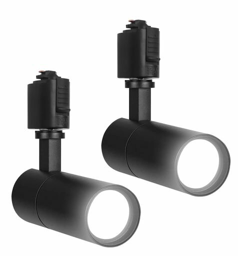 乐天商城 - ライティングレール用スポットライト昼白色100W相当大光量1000LM消費電力10W照射角度調節可能一般家庭照明/演出照明/商業施設/店舗・商品展示用(ホワイト2個セット)