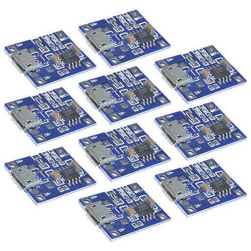 【製品仕様】入力電圧:4.5~5.5V、充電終止電圧:4.2V、充電電流:1A(調整、抵抗を変更する必要があります)。 【商品説明】これは、充電電流は電池容量の37%であることが良い。あなたは1000mAhの電池に充電した場合は400の電流は十分です。 【ライト状態】LEDが付き、無負荷のライトは明るくない、充電中の時に、赤となり、充電完了する時に、青に切り替わります、わかりやすいです。 【使いやすい】マイクロUSBメス付きの入力は、電話充電器の充電式リチウム電池と直接入力することができ、入力電圧配線パッドは依然として保持され、DIYに非常に便利です。 【注意事項】充電は、負と負の負荷端子を切断する必要があります間違っていることはできません、仕様に従ってください、それ以外の場合は直接損傷します。