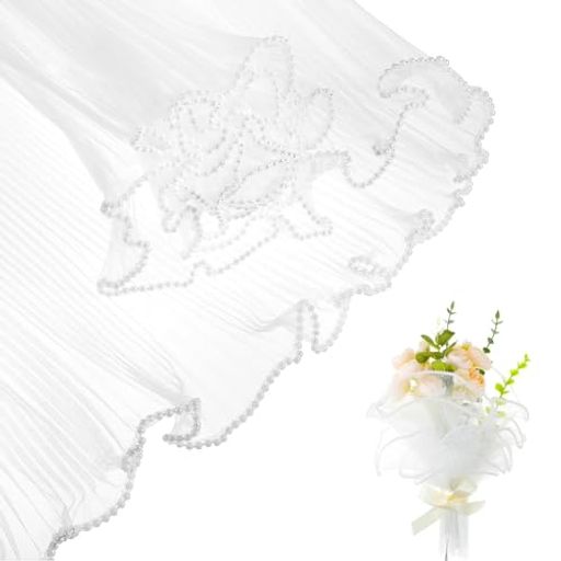 花束 ラッピングペーパー 約28cm*3.6m ギフト 包装紙 白 パールエッジ レースペーパー ラッピング材