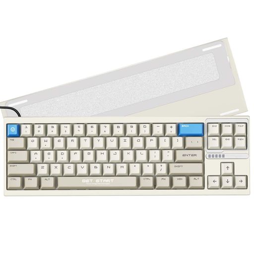 UNIQMAG ゲーミングキーボード 有線 磁悬浮スイッチ 無スプリング構造 71キー メカニカルキーボード 0.001〜3.5mm可調整アクチュエーション マグレブ磁気式キーボード 8Kポーリングレート RGB…