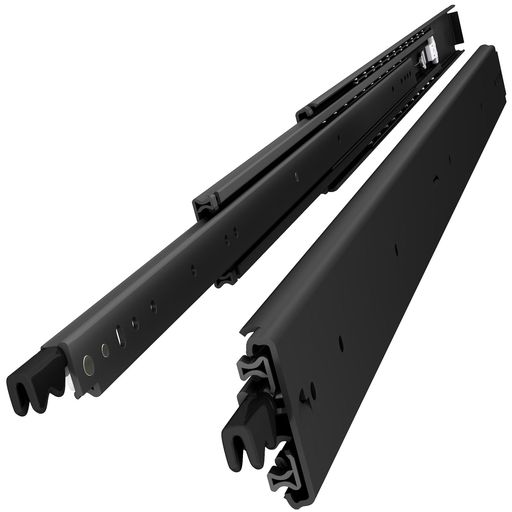 樂天商城 - VADANIA ブラック ロック付き #D76 超重量用スライドレール 1400mm Heavy Duty引き出しスライド 工業用レール 左右1セット