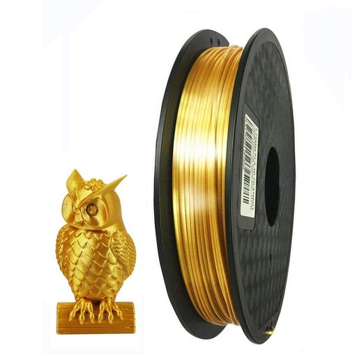 3Dプリンタ シルクゴールド フィラメントの ゴールド 1.75mm 0.5KG 金属の質感 金...