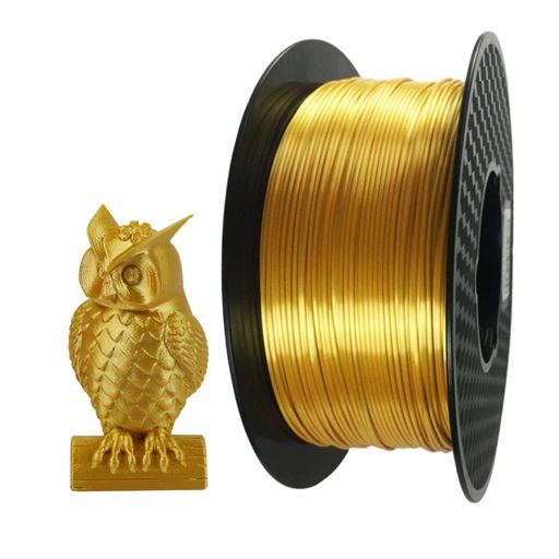 CC3D シルクPLA フィラメント ゴールド 1.75mm 1KG 3Dプリンター PLA ゴールド フ...