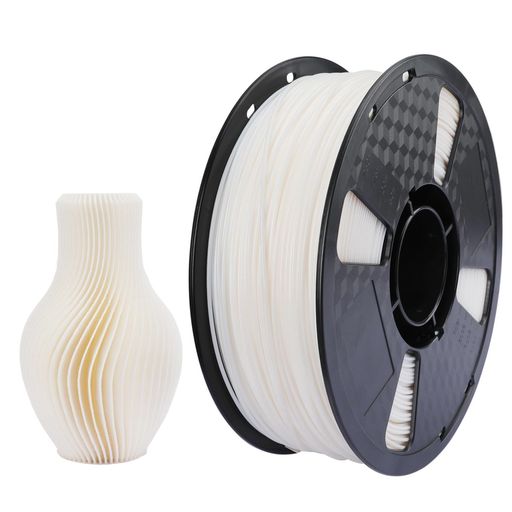 CC3D 硬度39D TPE フィラメント 1.75MM 1KG ナチュラルホワイトフレキシブル ショア硬度39D 類似TPU 89A フィラメント3DプリンターフィラメントFDM 3D印刷材料 TPE ホワイト