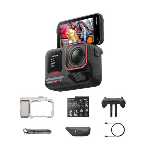 樂天商城 - Insta360 Ace Pro 2 - ライカとの共同開発による防水仕様の8Kアクションカメラ。1/1.3インチセンサー、デュアルAIチップ 暗所性能
