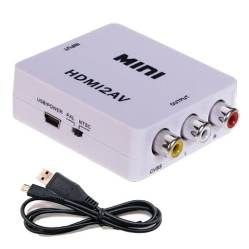 乐天商城 - 【ノーブランド品】HDMIをコンポジットへ変換HDMI信号をアナログ信号へ変換USB電源供給