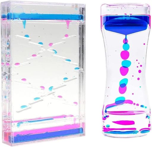 [2本セット] オイルタイマー 砂時計 キッチンタイマー ストレス解消 子ども 安全 ...