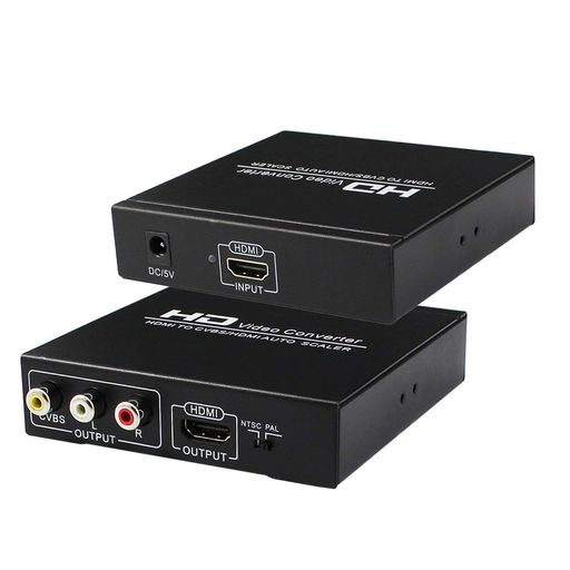 HDMI コンポジット変換 HDMI AV/RCA 変換器 720P/1080P対応 デジタル コンポジット映像信号とステレオ音声信号 HDCP BD・ゲーム機器・TV・BS・CS放送 適用