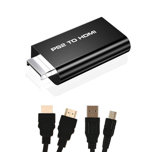 AlioayPS2専用HDMI接続コネクター変換コンバーターPS2TOHDMI1.5MHDMIケーブル付き