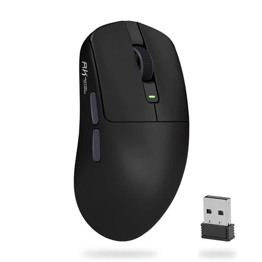 RK ROYAL KLUDGE M30 ワイヤレスゲーミングマウス、24000 DPI、43g 超軽量、PAW3311 センサー、2.4G/ブルートゥース/USB - C 充電式ワイヤレスマウス、PC/Mac 用 5