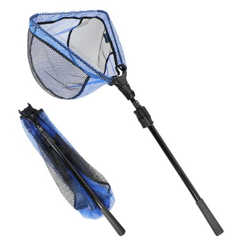 【商品仕様】全長:186cm、収縮時:100cm、収納時:65cm、重量:583g、網の深さ:40cm。ワンタッチで展開、3段階調整可能! 折り畳み式で携帯便利! 【材質】玉の柄には10%炭素繊維、90%ガラス繊維を採用して、軽量で高強度、耐食性も強い。魚体を傷付けにくい2色ラバーコーティングネットを採用し、魚へのダメージを抑えます。 【ワンタッチ・使用便利】ロックを専門に設計しています、調節と固定が簡単です。柄を簡単に適切な長さに調整できます。フックを付けて、手間かかる必要はありません。ワンタッチで折り畳め、バッグに入るので持ち運びが便利です。 【三角のネット設計】三角のデザインは水中でのスイングを容易にし、力を節約して、大物の魚でも手軽に掬い上げることができます。 【幅広く対応】釣り場では大活躍!アジング、エギング、チヌ、メバル、ロックフィッシュ、ブラックバスなどの小型と中型魚に!海・山・川・池・湖どこでもOK!