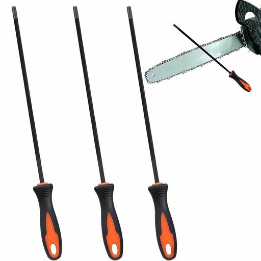 【仕様】セット内容:4.0mm/4.8mm/5.5mmの3サイズ。全てのチェーンソーピッチに対応。 【金属ヤスリ】チェーンソーチェーンが摩耗しても、部品を全て交換する必要はありません。チェーンソーヤスリを使用するだけで切れ味を回復。持続的な切れ味で作業効率を向上させ、チェーンソーの寿命を延長します。 【頑丈で耐久性】丸やすりは均一で精密な切削歯と直径を備え、チェーンやすり柄部には吊り下げ・携帯・収納に便利な小穴が設けられています。 【安全使用】両端に保護設計を施し、表面は極めて滑らかで鋭利なエッジがないため、作業中の手への切り傷を防ぎます。 【使用範囲】電動ノコギリ、チェーンソー、家庭用電動ノコギリなどの金属研磨に適し、各種小物研磨、DIY製品のメンテナンス、金型の手入れなどにも使用可能。