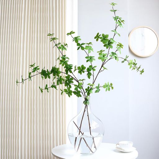 WillingYou フェイクグリーン ドウダンツツジ 超 リアル H120cm 人工 観葉植物 2本入 枝 フェイク グリーン 玄関 飾り 店舗 ディスプレイ 造花インテリア 緑 グリーン