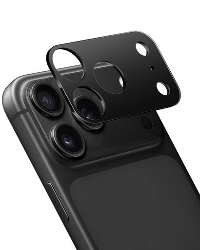 NicMool カメラカバー For iPhone 17 pro max 用 カメラ保護 カメラレンズカバー アルミ合金製 ブラック