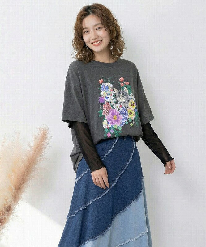 楽天市場】カラフル（袖の長さ長袖）（Tシャツ・カットソー｜トップス